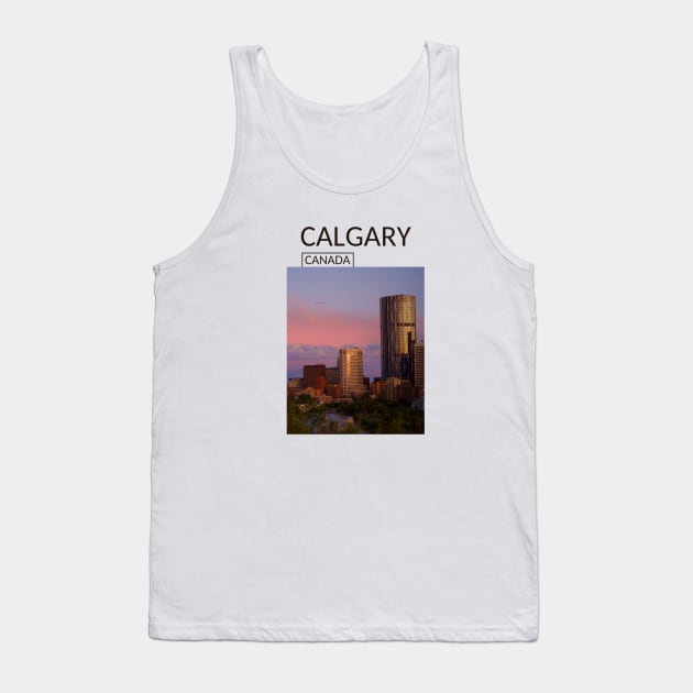 Calgary Alberta Canada Gift for Canadian Canada Day Present Souvenir T-shirt Hoodie Apparel Mug Notebook Tote Pillow Sticker Magnet Tank Top by Mr. Travel Joy